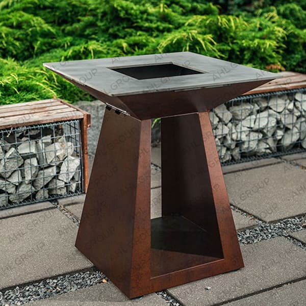 weathering steel bbq grill dealer
